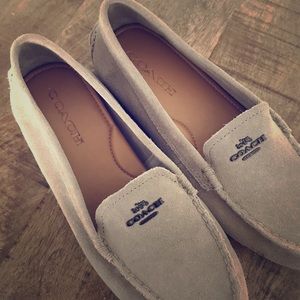Coach Gray Loafers 7.5
